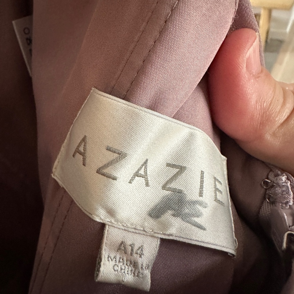 Azazie Spaghetti strap Dress in Dusk - Picture 6 of 8